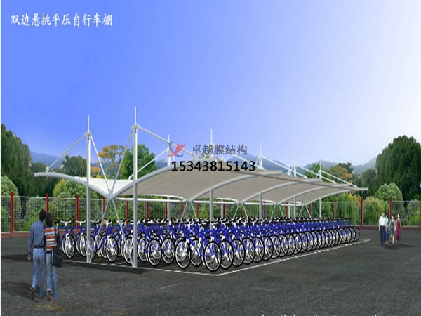 神池膜結(jié)構(gòu)停車(chē)棚【生產(chǎn)銷售】遮陽(yáng)棚雨棚